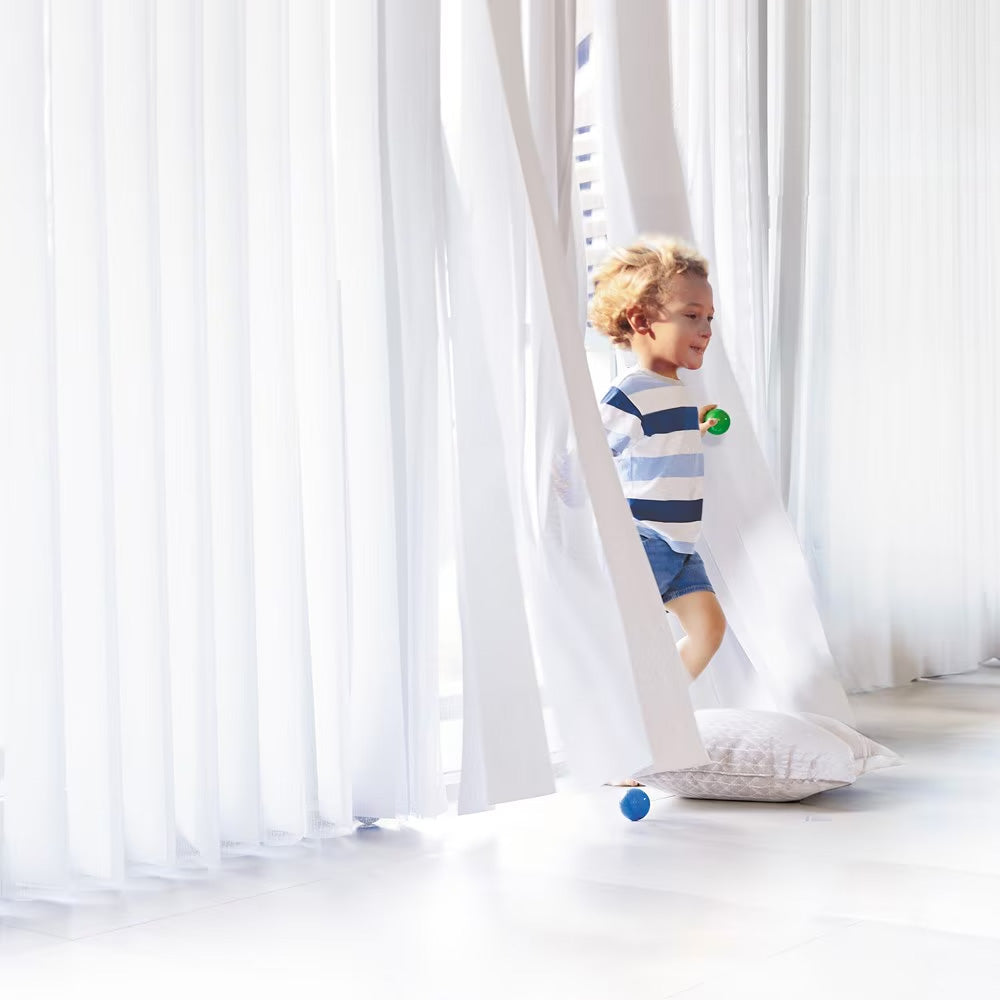 Wavea Sheer Vertical Blinds – Curtain Look, Blind Control